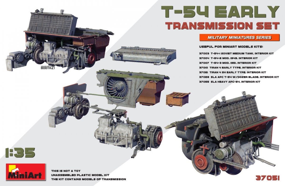 MiniArt 37051 T-54 PREMIÈRE VERSION DE LA TRANSMISSION 1/35