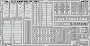 Eduard 72581 Baie à bombes PBM-5/PBM-5A 1/72 MINICRAFT – imagen 2