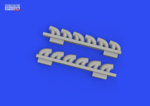 Eduard 672305 P-39Q Pots d&amp;#39;échappement - Maquette ARMA HOBBY 1/72