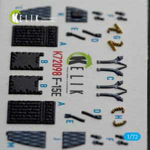 KELIK K72098 F-15E - décalcomanies 3D intérieures pour maquette GWH au 1/72 – imagen 4