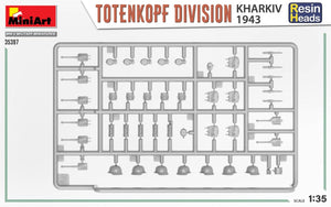 MiniArt 35397 DIVISION TOTENKOPF. KHARKOV 1943. TÊTES EN RÉSINE 1/35 – immagine 8