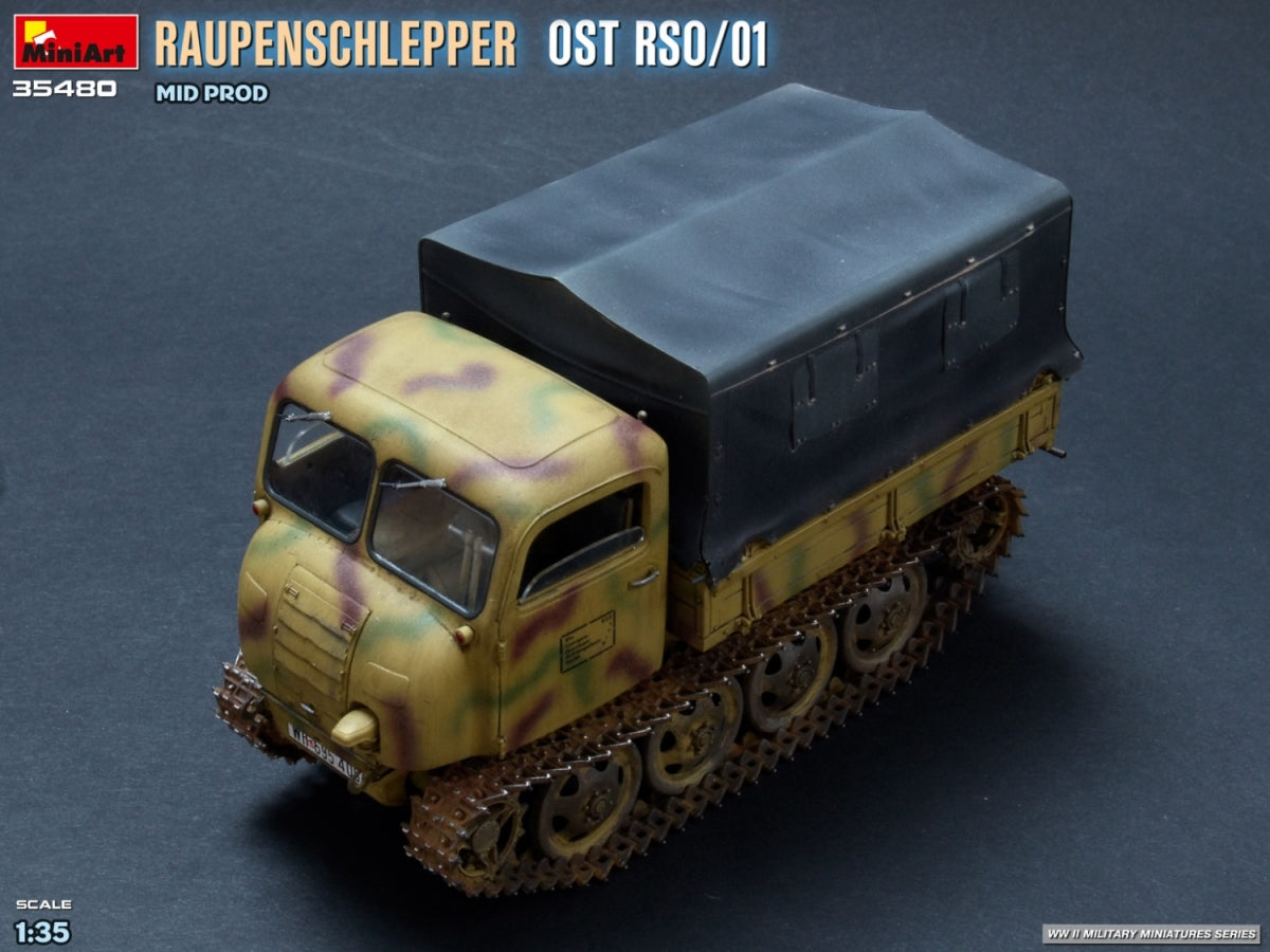 Miniart 35480 Raupenschlepper Ost RSO/01 Mid Prod. 1/35 – zdjęcie 4