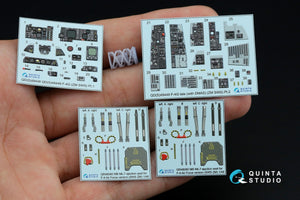 Intérieur imprimé en 3D et coloré sur papier décalcomanie (Zoukei Mura SWS) pour F-4G (version tardive) de Quinta Studio QD+48449 (avec pièces en résine imprimées en 3D) à l&amp;#39;échelle 1/48 – image 2