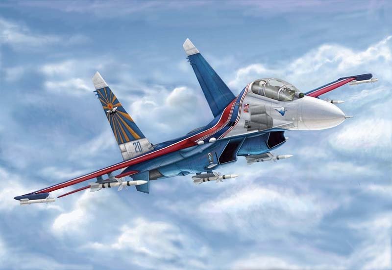 Trumpeter 03916 Su-27UB Flanker C russe au 1/144