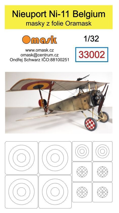 Omask 33002 Nieuport Ni-11 Belgique 1/32