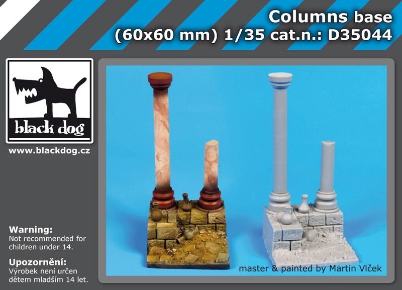 Socle de colonnes Black Dog D35044 1/35