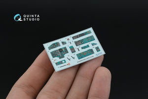 Quinta Studio QD+48560 MiG-25PD Intérieur imprimé en 3D et coloré sur papier décalcomanie (ICM) (avec pièces en résine imprimées en 3D) 1/48 – immagine 2