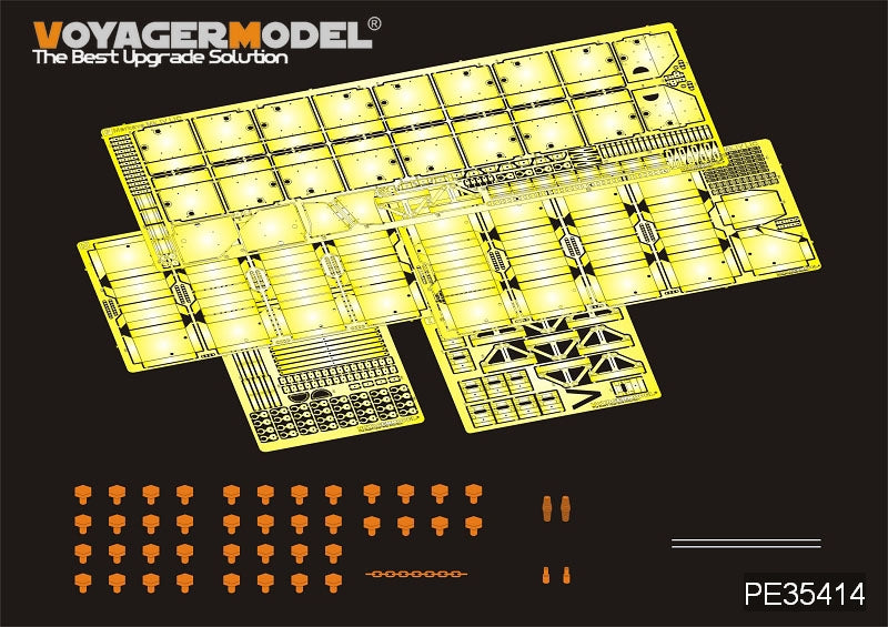 Jupe latérale Voyager Model PE35414 pour char de combat principal Merkava Mk.IV LIC moderne (échelle 1/35) - Compatible avec le modèle ACADEMY 13227