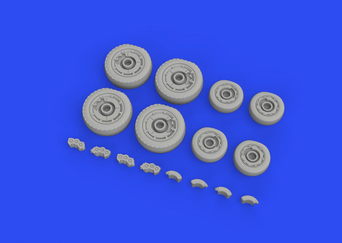 Roues Eduard 648734 CH-47A HOBBY BOSS 1/48 – immagine 2