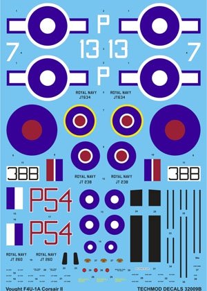 Techmod 32009 - Vought Corsair II 1/32
