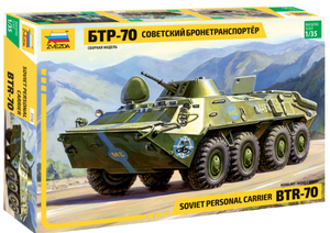 Zvezda 3556 BTR-70 Véhicule blindé de transport de troupes russe (1/35)