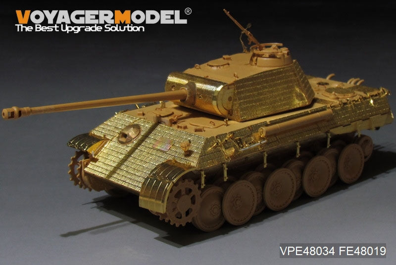 Maquette Voyager VPE48034 Char Panther A allemand de la Seconde Guerre mondiale (modèle de base) pour SUYATA NO-001, échelle 1/48 – image 2