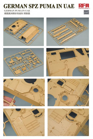 Maquette Rye Field 5107 SPZ Puma allemande aux Émirats arabes unis, échelle 1/35  – image 6
