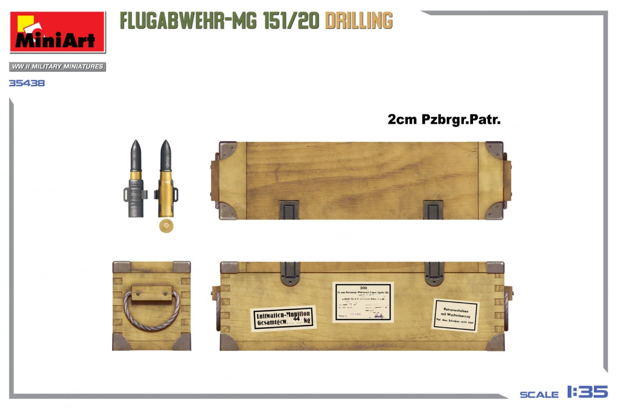 MiniArt 35438 FLUGABWEHR-MG 151/20 PERÇAGE 1/35 – image 12
