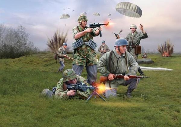 Revell 02532 Parachutistes allemands Seconde Guerre mondiale 1/72
