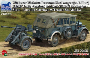 Bronco CB35209 Kfz12 (version initiale) et 2,8 cm sPzB41 avec remorque Sd.Ah.32/2 (1/35)