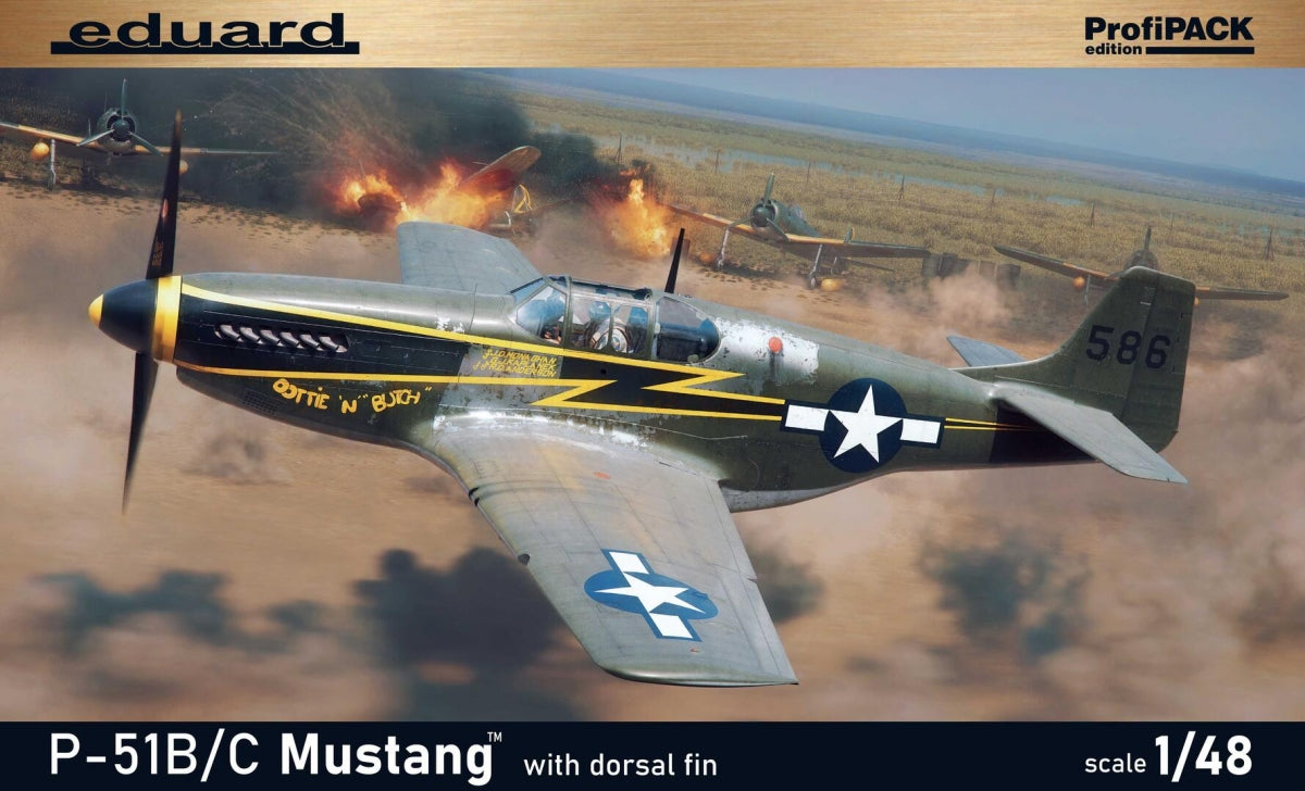 Eduard 82108 P-51B/C Mustang avec aileron dorsal 1/48 – imagen 3