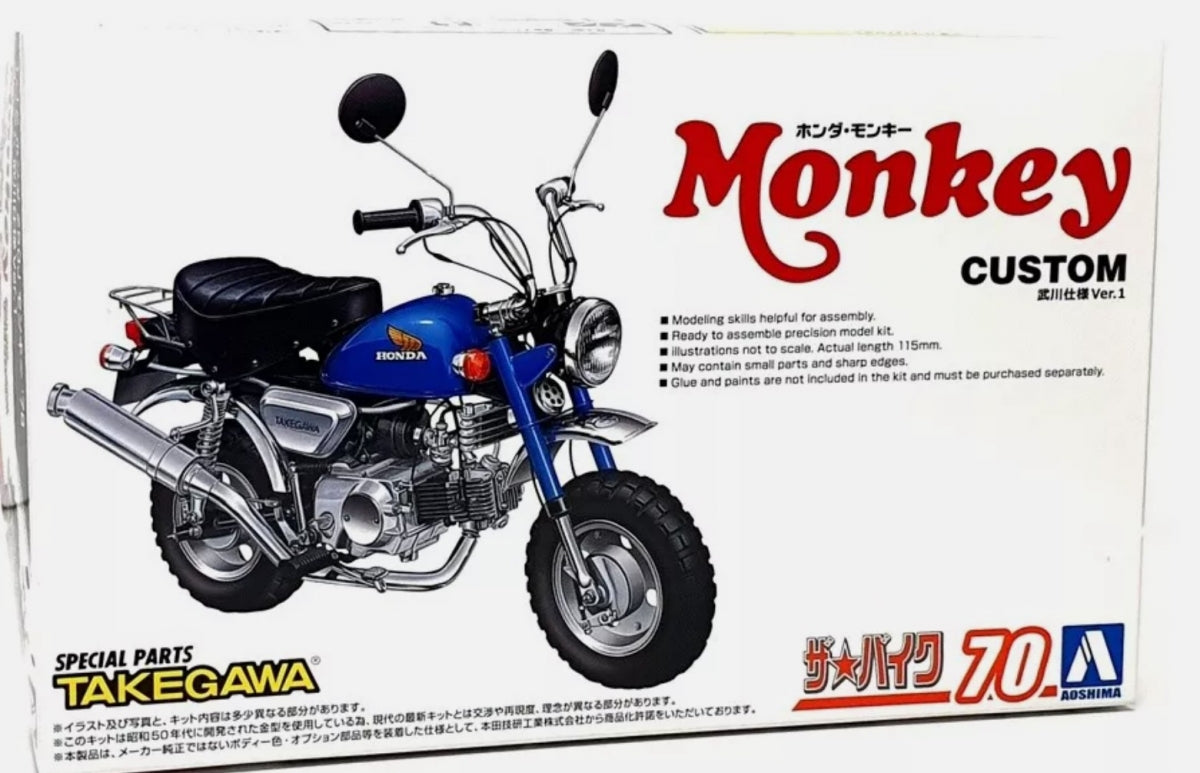 Aoshima 06296 Honda Z50J Monkey &amp;#39;78 personnalisé Takegawa Ver.1 1/12