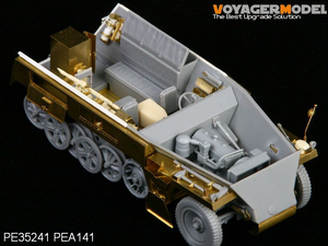 Voyager modèle PEA141 WWII allemand Sd.Kfz.250 NEU bacs de rangement et ailes (pour Kit DRAGON) 1/35 – image 4