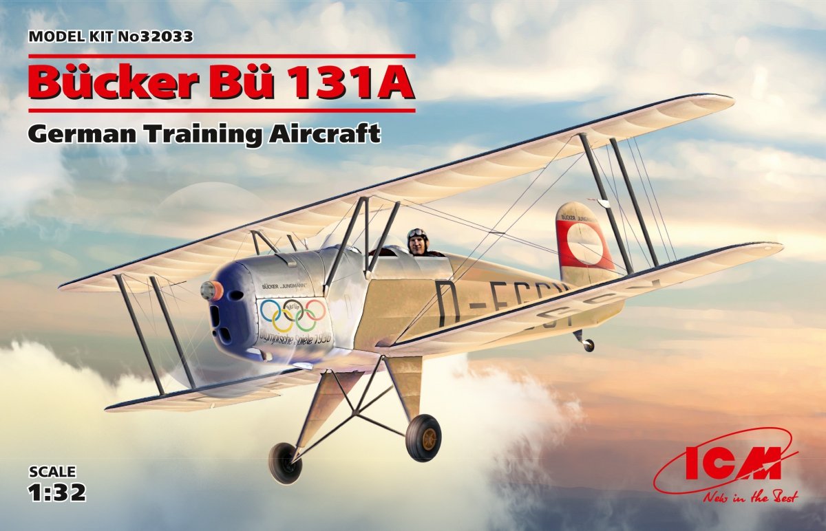 ICM 32033 Bucker Bu 131A, avion d'entraînement allemand 1/32 