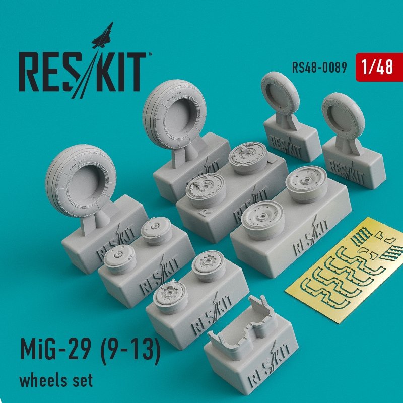 RESKIT RS48-0089 MiG-29 (9-13) jeu de roues 1/48