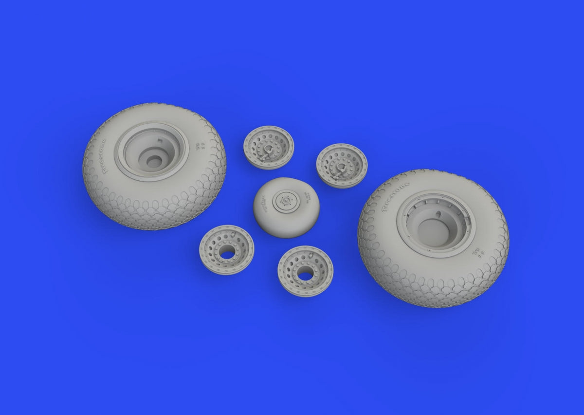 Roues Eduard 6481024 B-17F à bande de roulement croisée EDUARD 1/48 – imagen 3