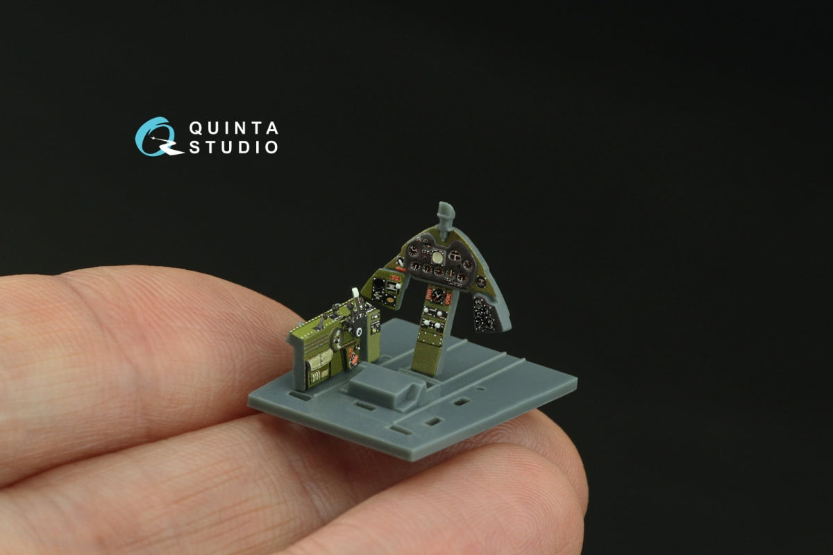 Intérieur coloré imprimé en 3D sur papier décalcomanie pour F6F-5 Hellcat (Eduard) - Quinta Studio QD72148, échelle 1/72 – image 8