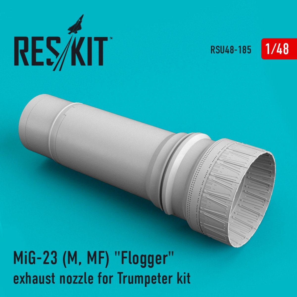 RESKIT RSU48-0185 MIG-23 (M, MF) BUSE D&amp;#39;ÉCHAPPEMENT &amp;quot;FLOGGER&amp;quot; POUR KIT TRUMPETER 1/48