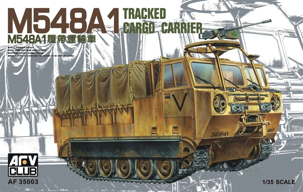 AFV Club 35003 Transporteur de marchandises chenillé américain M548A1