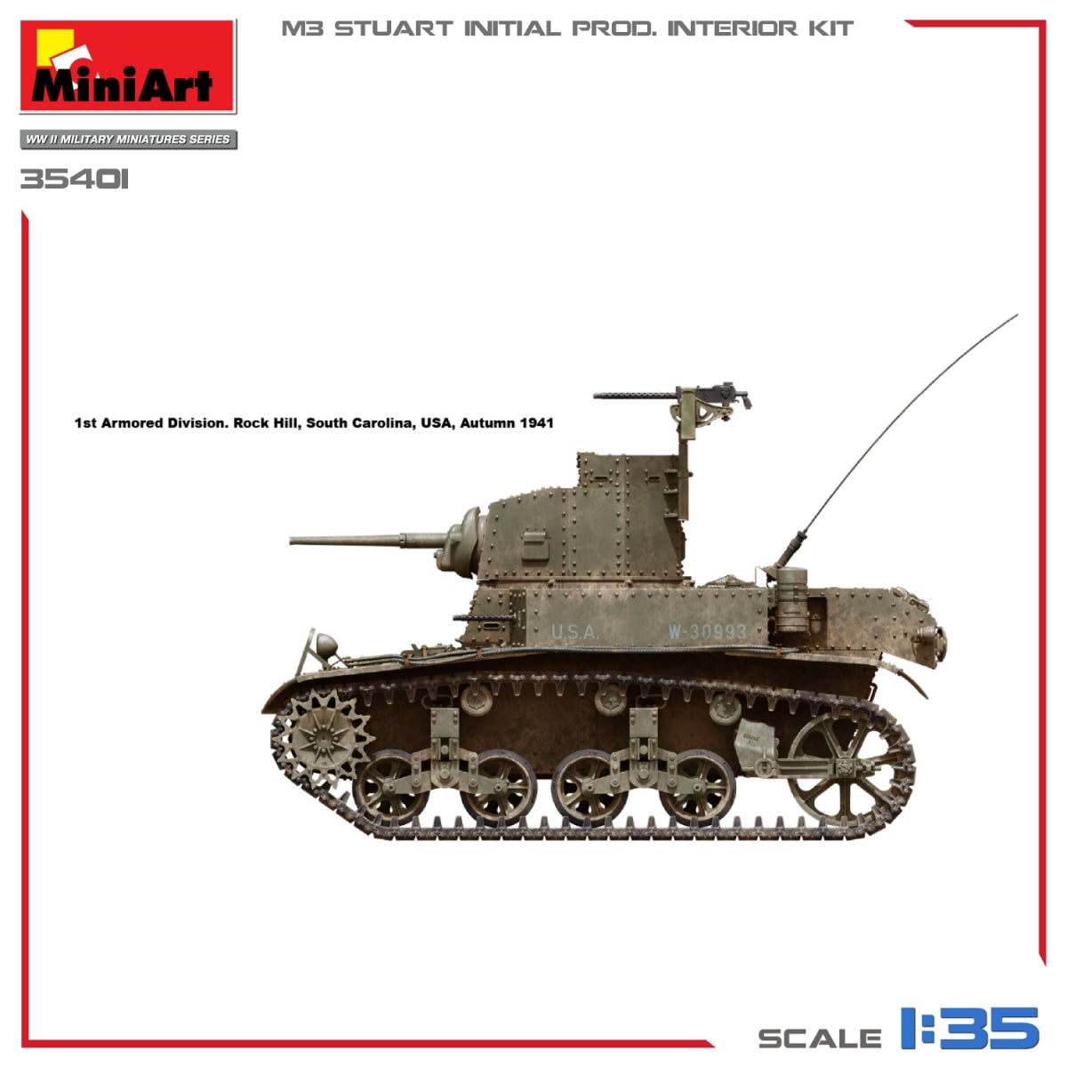 MiniArt 35401 M3 STUART PRODUCTION INITIALE 1/35 – image 12