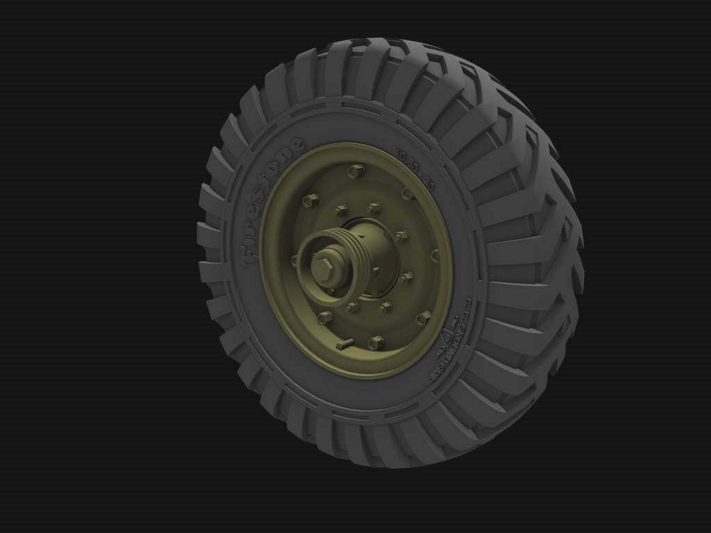 Panzer Art RE35-612 Fordson WOT 6 road wheels (Dunlop) 1/35 – zdjęcie 2