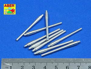 Aber 350L-09 Ensemble de 9 canons de 460 mm pour les navires japonais Yamato et Musashi (1/350) – imagen 2