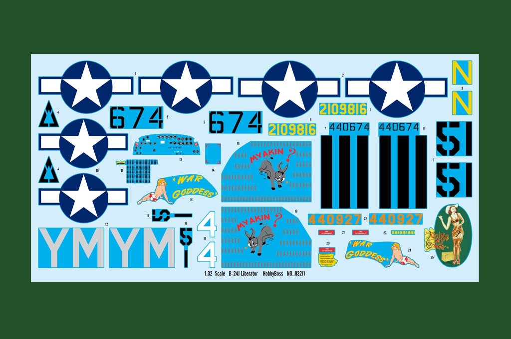 Hobby Boss 83211 B-24J Liberator 1/32 – image 3