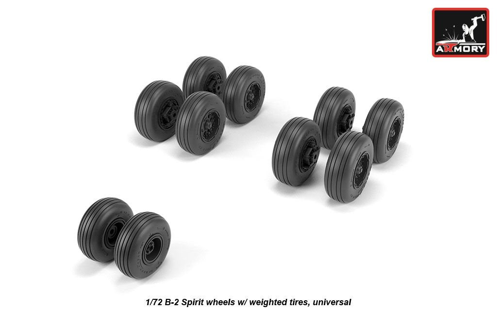 Roues Armory Models AW72326 B-2 Spirit avec pneus lestés 1/72 – Bild 4