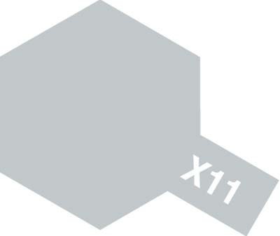 Peinture acrylique Tamiya X11 Chrome Silver (81511) 10 ml – image 2