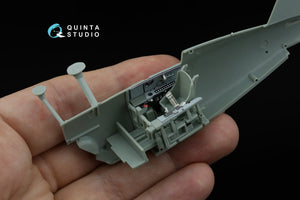 Intérieur imprimé en 3D et coloré sur papier décalcomanie Quinta Studio QD48540 F3F-2 (Academy/Accurate Miniatures) 1/48  – image 5