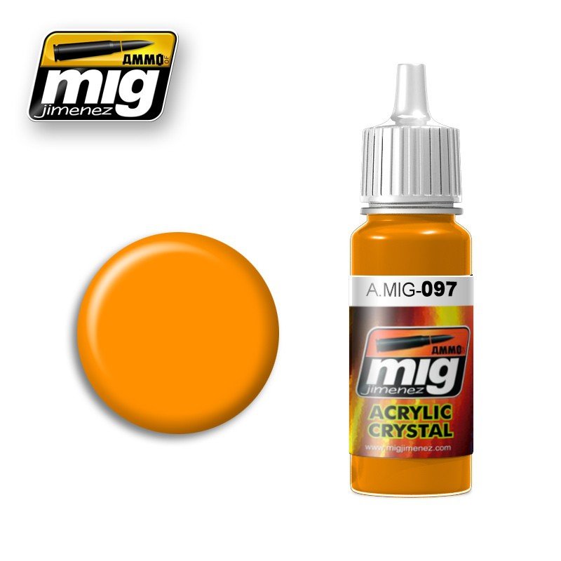 MUNITIONS de Mig Jimenez 0097 CRYSTAL ORANGE