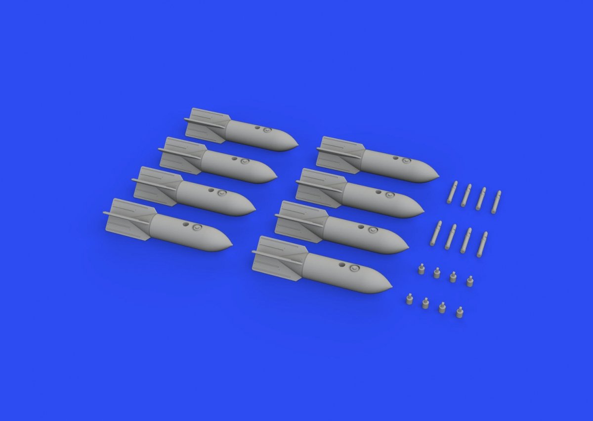 Eduard 632170 SC 50 German WWII bombs 1/32 – zdjęcie 3