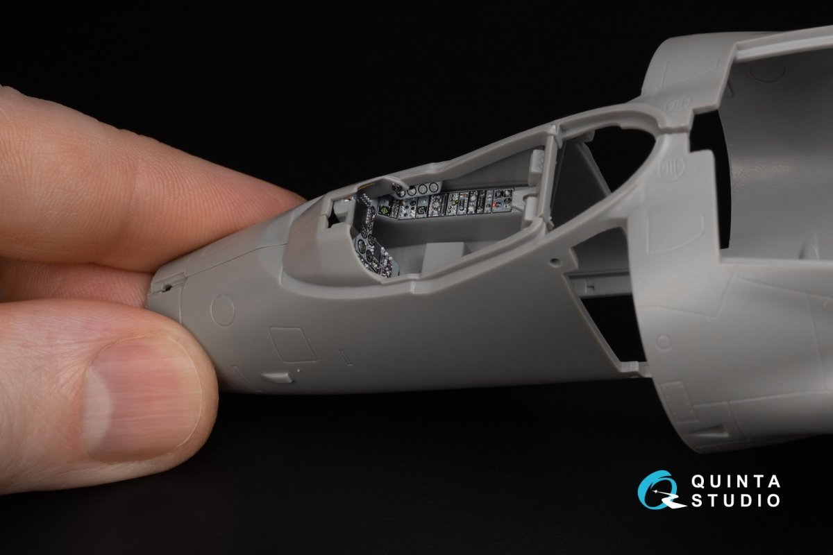 Quinta Studio QDS-48343 Sea Harrier FRS.1 3D-Printed &amp;amp; coloured Interior on decal paper (Kinetic) (Small version) 1/48 – zdjęcie 9