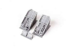 Baies de train d&amp;#39;atterrissage Eduard 648798 F6F - Impression Eduard 1/48