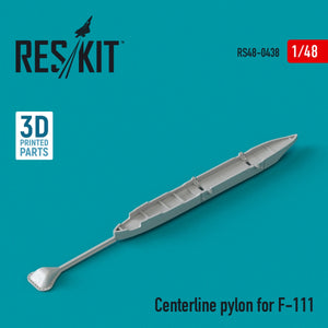 RESKIT RS48-0438 PYLÔNE CENTRAL POUR F-111 (IMPRIMÉ EN 3D) 1/48