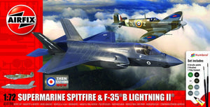 Coffret de démarrage Airfix 50190 - Hier et aujourd&amp;#39;hui : Spitfire Mk.Vc et F-35B Lightning II au 1/72