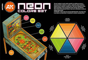 AK Interactive AK11610 3G NEON COLORS SET – zdjęcie 3