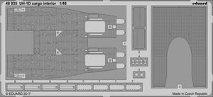 Intérieur cargo Eduard 48935 UH-1D KITTY HAWK 1/48
