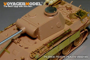 Maquette Voyager PE35936 Panther D allemand de la Seconde Guerre mondiale avec réservoirs de carburant « Stadtgas » (de base pour MENG TS-038 au 1/35) – Bild 14
