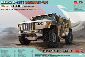 RPG Modèle 35021 KAMAZ K-4386 Typhoon-VDV Véhicule blindé protégé contre les mines Type initial 1/35