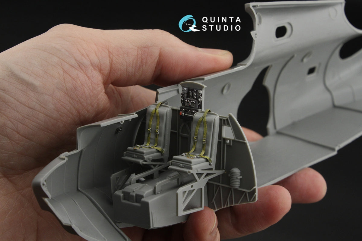 Intérieur imprimé en 3D et coloré sur papier décalcomanie Quinta Studio QD48612 PBY-5 Catalina (Revell/Monogram) 1/48 – image 3
