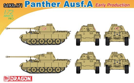 Dragon 7499 Panther Ausf. et production initiale