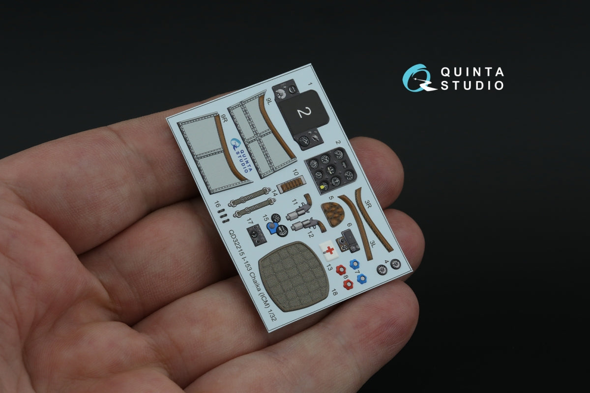 Intérieur coloré imprimé en 3D sur papier décalcomanie (ICM) Quinta Studio QD32215 I-153 1/32 – Bild 7