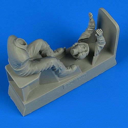 Aerobonus 320106 Figurine de pilote de l&amp;#39;USAF avec siège pour L-19/O-1 Bird Dog pour Roden au 1/32